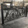 Buy cheap Casting Iron Fence Stair Railing Balcony Handrail Powder Coated Factory Direct from wholesalers
