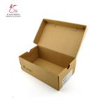 Plain Corrugated Cardboard E Flute Shoe Packaging Box Eco Friendly