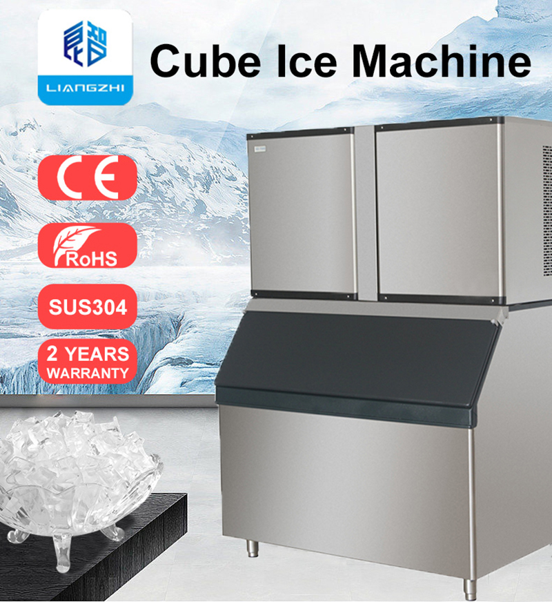 Copeland Compressor 680kg Daily LZ-1500 Scottsman Ice Cube Machine for Coffee Shop Sale
