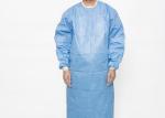 Unisex Sterile Disposable Surgical Gown Fluid Prevention Used In Clinic /