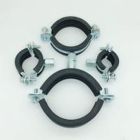 Buy cheap ODM Pipe Riser Clamp 120*30*50mm Metal Adjustable Swivel Pipe Clamps product
