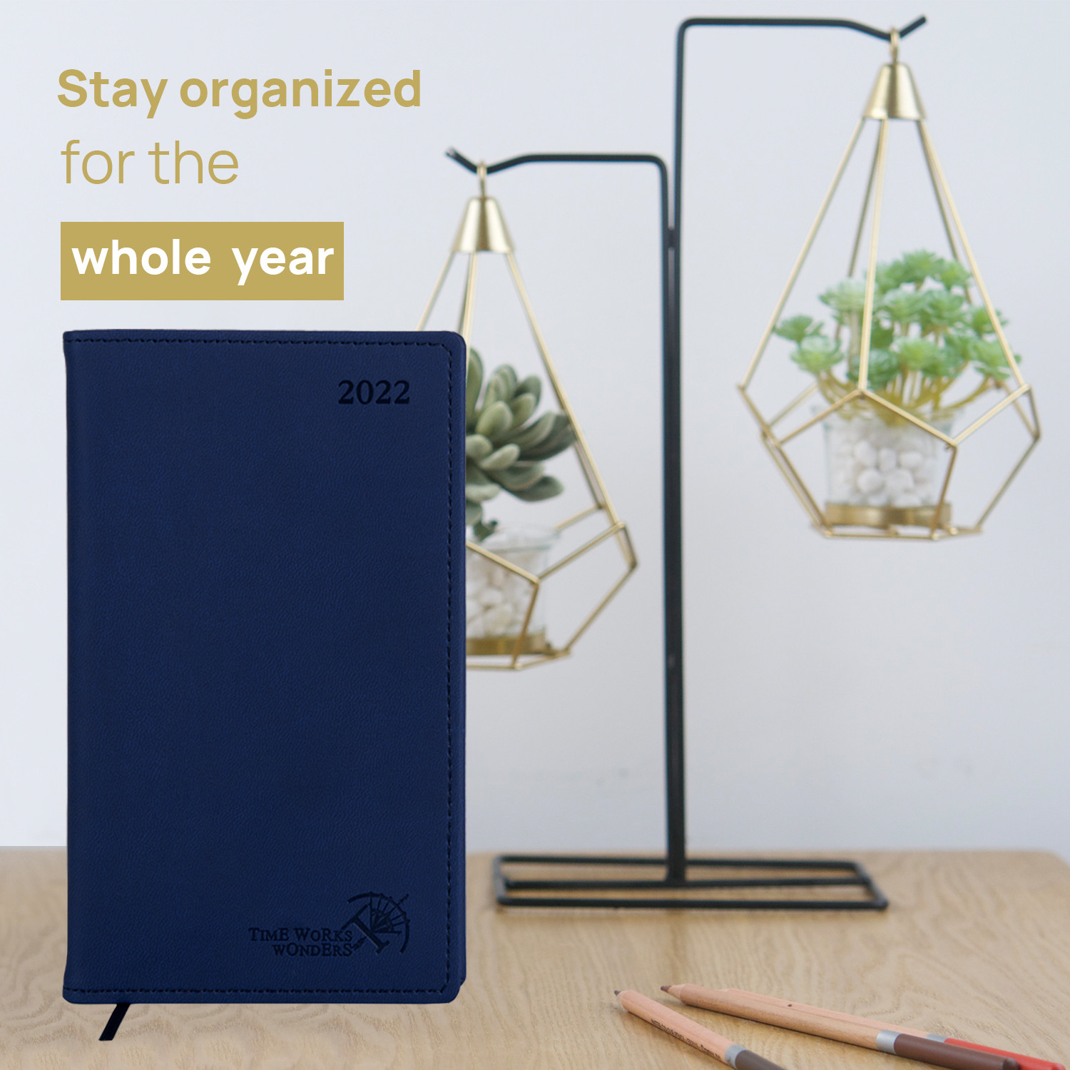 2023 3.9X6.6inch Weekly Academic Planner For 12 Months Vertical Print