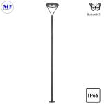 6.5W 5.5V IP66 Outdoor LED Solar Garden Street Light Waterproof 2000LM 6000