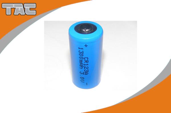 Buy cheap Long cycle life 3.0V CR123A 1300mAh TAC Primary Lithium Li-MnO2 Battery from wholesalers