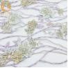 Buy cheap Multicolor Applique Lace Fabric French Beaded Embroidery 3D Lace Material from wholesalers