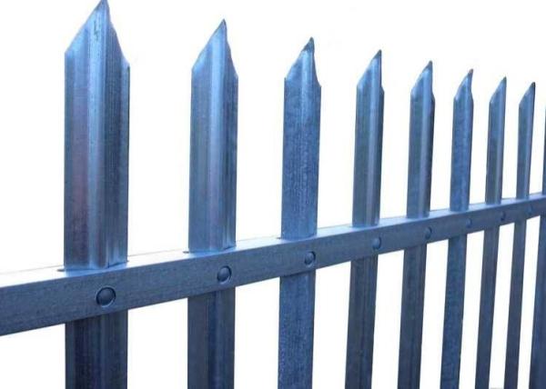 Buy cheap Hot Dipped Galvanized Steel Palisade Security Fencing 2.4m High from wholesalers