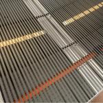 1000mm 304 Stainless Sheet Metal Gold Elevator Door Custom Stainless Steel