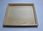 Engraved Decorative Wooden Boxes with Dividers , Customized Wooden Storage Boxes