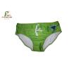 Buy cheap Printed Green Mens Bikini Swimwear With LightWeight Environmental Lycra from wholesalers