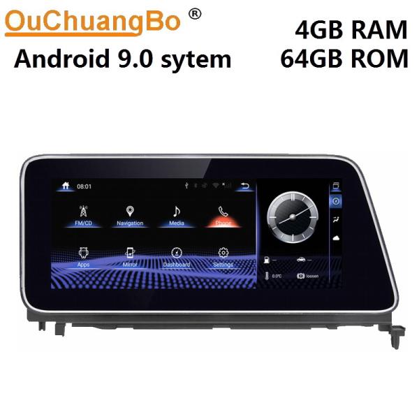 Ouchuangbo car radio stereo gps navi for Lexus RX270 350 450 support android 9.0