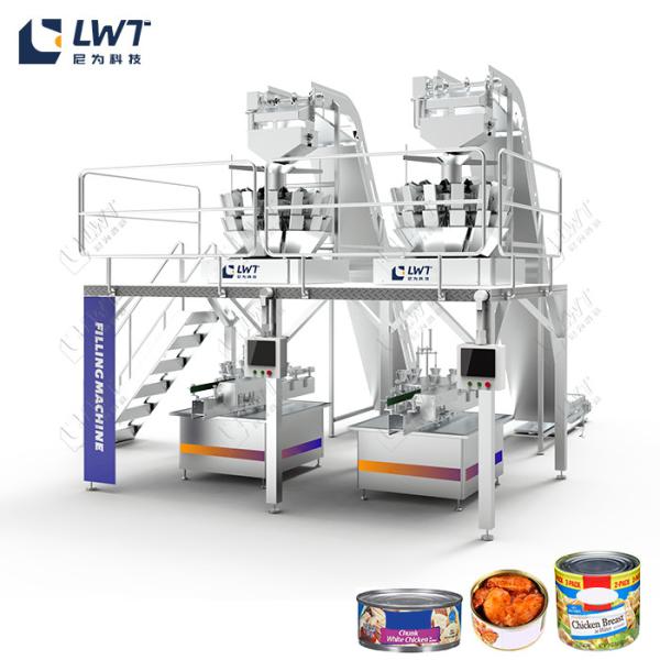 Buy cheap Automatic Chicken Canned Meat Production Line Canned Corned Beef Production Line from wholesalers