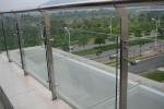 Height 1050mm AISI316 stain finish stainless steel balustrade post