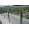 Buy cheap Stainless steel glass/rod balustrade posts satin /mirror finish from wholesalers