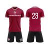 Buy cheap Breathable Custom Football Jerseys Soft Resist Moisture Wicking Red Football Shirt from wholesalers