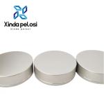 Aluminum Cosmetic Bottle Caps Frosted Acrylic Empty Clear Round Glass Sample