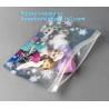 Buy cheap Makeup Bag Case Travel Organizer Toiletry Wash Bag, Slider zipper clothing packaging EVA plastic bags for clothing plast from wholesalers