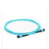 Buy cheap MPO Optical Fiber Trunk Cable 12 24 Core OM3 OM4 Multi Mode Jumper from wholesalers