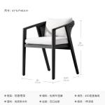 Outdoor Furniture Customized Luxury Woven Wicker Chairs And Table Garden Patio