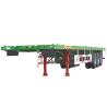 Buy cheap Transport 40T 40 Ft Flatbed Truck Trailer 12pcs Suspension from wholesalers