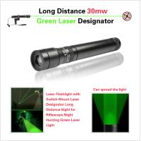 Buy cheap Long Distance Tactical Pistol Rifle Scope , Green Laser Sight With Metal Housing product