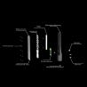 Buy cheap Waterproof Explosion Proof Outdoor 60w 100w 150w 200w High Quality Aluminum Lifepo4 Battery 6500k Solar Street Light from wholesalers