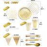 Buy cheap Disposable Gold Party Plates And Cups from wholesalers