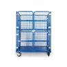 Buy cheap Steel Wire Warehouse Cage Trolley Collapsible Rolling Security Cage High Strength from wholesalers