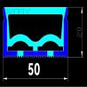 Buy cheap IP68 Household Decoration Lighting Silicone Neon Tube LED Strip Light Square Shape from wholesalers