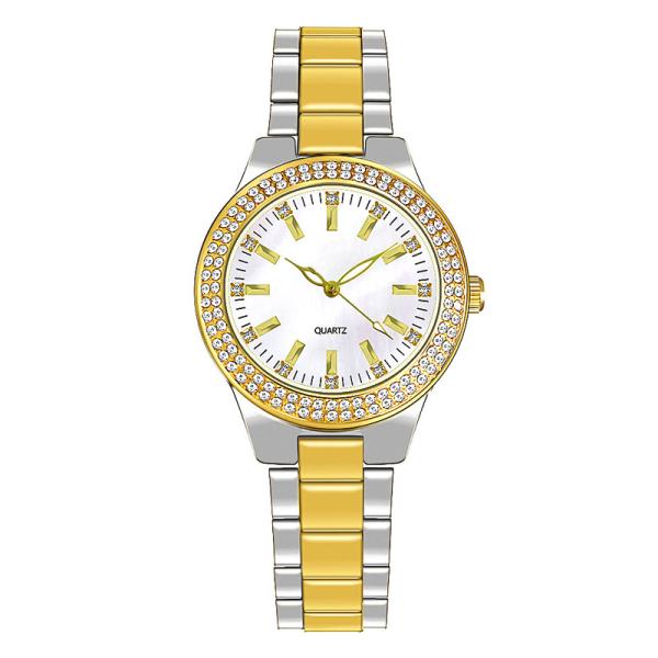 Buy cheap IPG Electroplating Quartz Movt Genuine Diamond Watch 8mm Dial Thickness from wholesalers