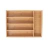 Buy cheap 5-slot bamboo kitchen cutlery drawer organizer from wholesalers