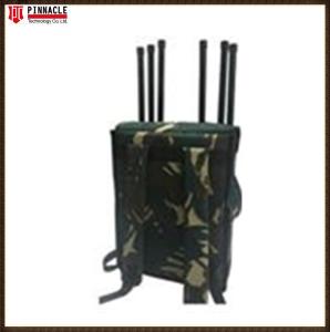 China Manpack FPV Anti Drone Jamme 300-6000MHz  UAS Signal Blocker For Jamming GPS WIFI Remote Control FPV Signals on sale