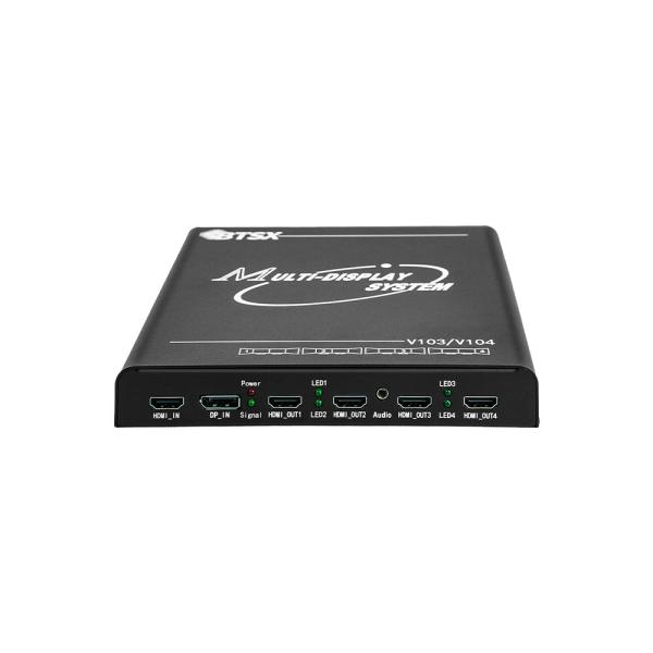 Equal Proportion HDMI Matrix Switcher 4K Video Wall Controller 1X4 1X2 For KTV