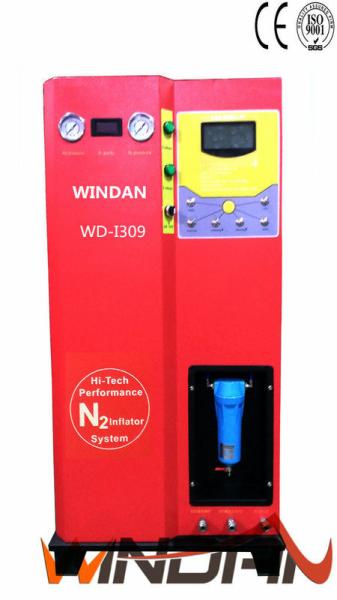 Buy cheap Car And Truck Tires Nitrogen Inflator Machine with Carbon Steel Cabinet , Electric Tyre Inflator from wholesalers