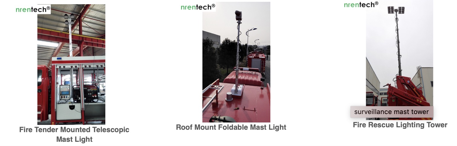 telescopic mast light