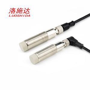 China M18 DC Cylindrical Long Distance Inductive Proximity Sensor Switch With M12 4 Pin Plug Connector on sale