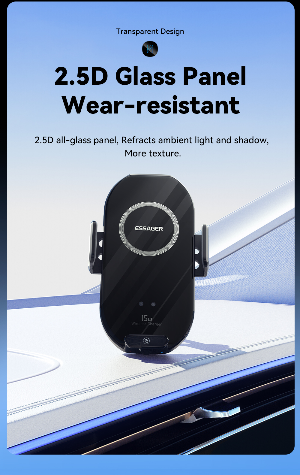 ESSAGER A7 Series Best Car Mobile Phone Holder Car Phone Stand