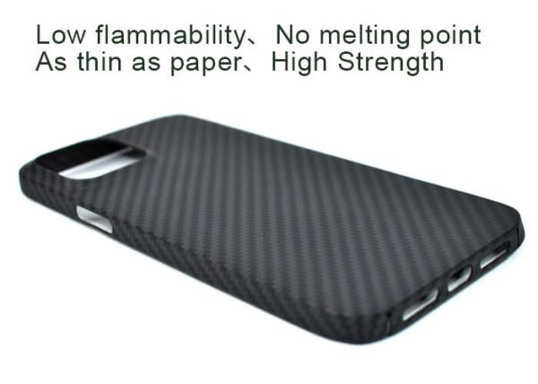 Quality Anti Fingerprint Scratch Proof Matte Aramid Fiber Phone Case For iPhone 12 for sale