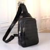 Buy cheap Fashion Designer Genuine Crocodile Belly Skin Casual Chest Bag For Men Messenger Bag Alligator Leather Cross Body Bag from wholesalers