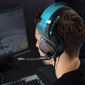 Audifonos Para PC Dynamic Gaming Headset With RGB And Noise Cancelling Stereo Headphones