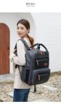 Luxury Mommy Travel Waterproof Baby Diaper Backpack Multifunctional Laptop Bag