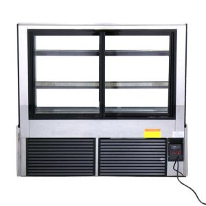 Buy cheap Air cooling curved glass bakery display cabinet with CE/ETL from wholesalers