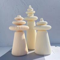 Buy cheap 3 Designs Roman Pillar Cylindrical Silicone Candle Molds Geometric Abstract product