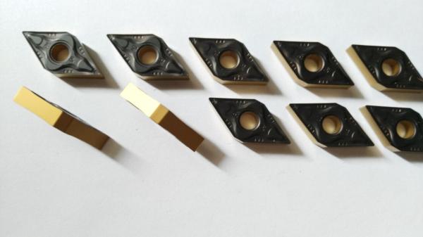 Buy cheap Diamond DNMG Metal Lathe Blades CNC Carbide Lathe Inserts CVD Coated from wholesalers