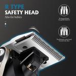 Antirust Multiscene Electric Hair Clippers Cutting 5W USB Rechargeable