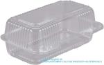 The Bakers Pantry Cake Roll Container Hinged Lid Disposable 9"X 5 Loaf Deep