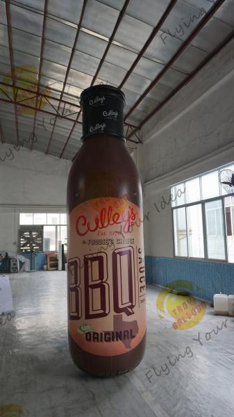 Buy cheap Good Shaped Inflatable Product Replicas BBQ Bottle For Promotion Activity from wholesalers