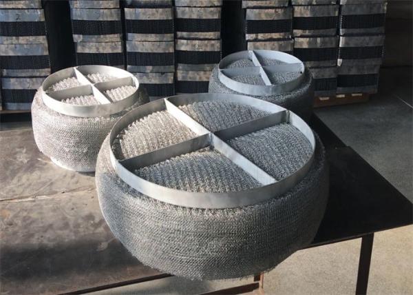 Buy cheap Customized SS304l Distillation Column Mesh Pad Demister Diameter 2480mm from wholesalers
