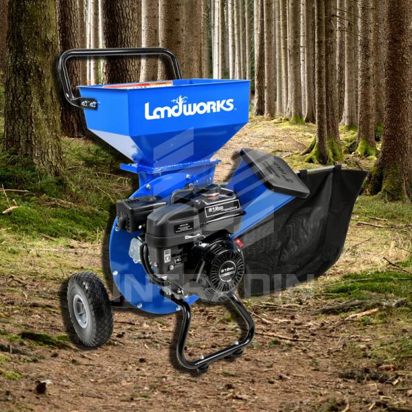 Buy cheap Shredding / Chipping / Vacuum 3 In 1 Wood Chipper Shredder Manual Start from wholesalers