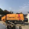 Buy cheap HBT60 200M Used Concrete Trailer Pump , Sany Boom Pump Renew Orange Color from wholesalers