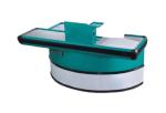 Curved Shape Supermarket Checkout Counter Hypermarket Checkstand